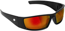 GLASSY PEET BLACK/RED MIRROR POLARIZED SUNGLASSES