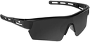 GLASSY WACO BLACK POLARIZED SUNGLASSES