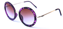 HAPPY HOUR SQUARES PURPLE TORTOISE SUNGLASSES