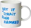 KROOKED STRAIT EYES MUG WHITE