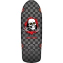 POWELL OG RIPPER CHECKER SILVER/BLACK REISSUE DECK 10.00 X 30.00