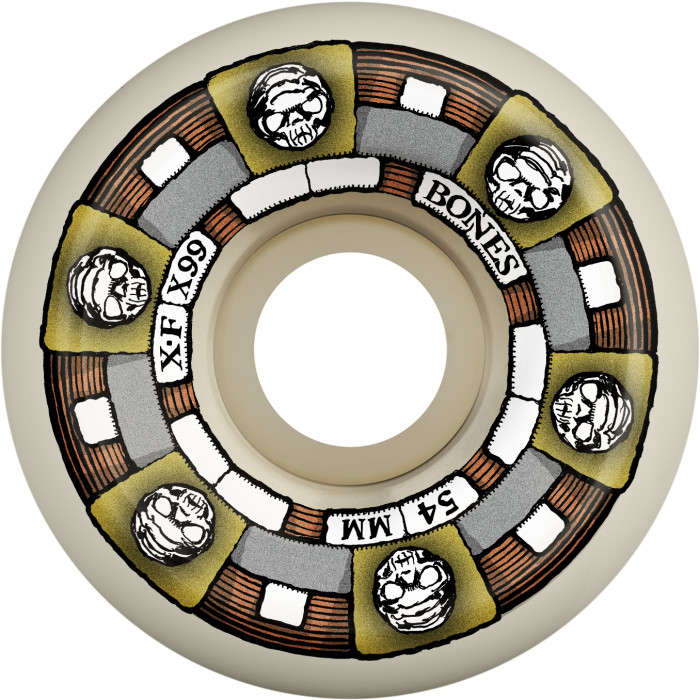 BONES X-FORMULA TIMELESS MACHINE V5 SIDECUT 54MM 99A (Set of 4)