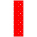 GRIZZLY 9" POLKA DOT OG BEAR RED PERFORATED SHEET