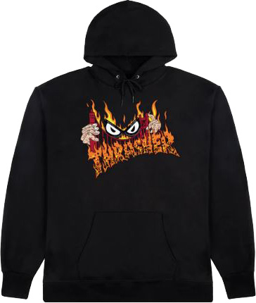 THRASHER SUCKA FREE BY NECKFACE BLACK HD/SWT XL