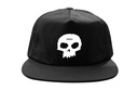 ZERO SINGLE SKULL UNSTRUCTURED SNAPBACK HAT BLACK