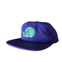 SNOT WIDE BOY BOOGER LOGO NYLON SNAPBACK HAT PURPLE