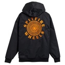 SPITFIRE OG CLASSIC NYLON EMB BLACK/ORANGE HOODED JACKET XL