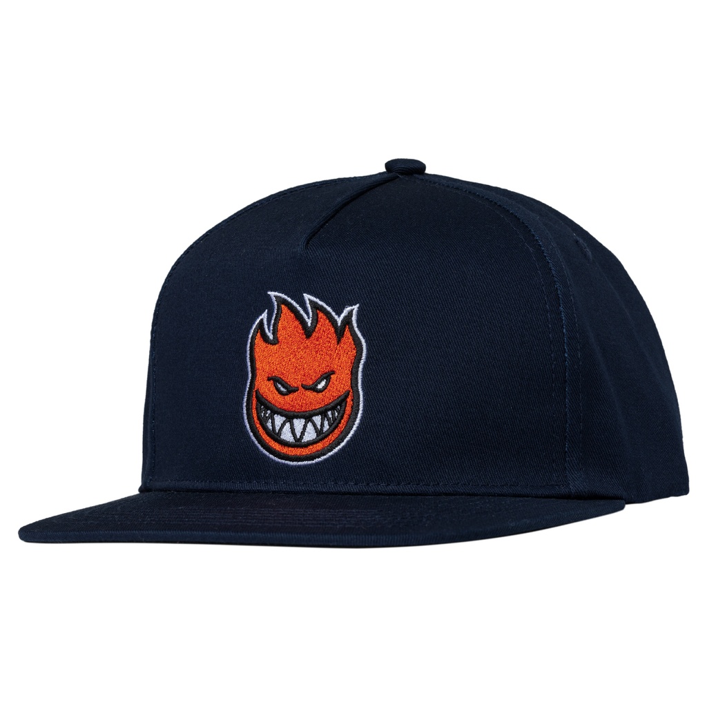 SPITFIRE BIGHEAD FILL SNAPBACK HAT NAVY/RED