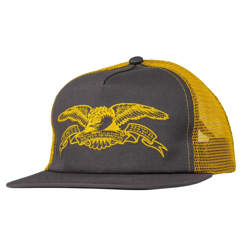 ANTI-HERO BASIC EAGLE SNAPBACK HAT GREY/GOLD