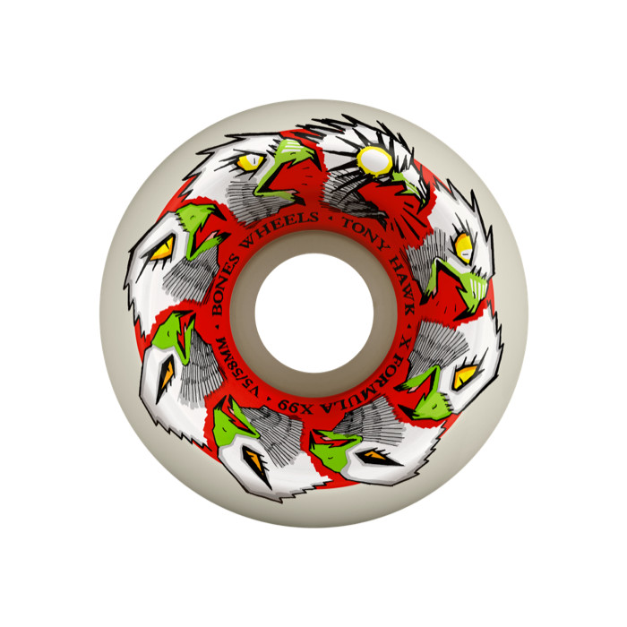 BONES X-FORMULA HAWK ANIMATION V5 SIDECUT 58MM 99A (Set of 4)