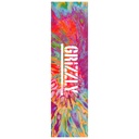 GRIZZLY 9" TIE DYE STAMP SPRING 24 RED PERFORATED SHEET