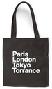 GIRL CITY TOTE BLACK