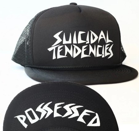 DOGTOWN SUICIDAL TENDENCIES ST OG FLIP MESH HAT BLACK