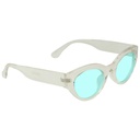 GLASSY MOORE CLEAR/MINT POLARIZED SUNGLASSES