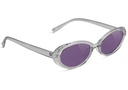 GLASSY STANTON CLEAR/PURPLE POLARIZED SUNGLASSES