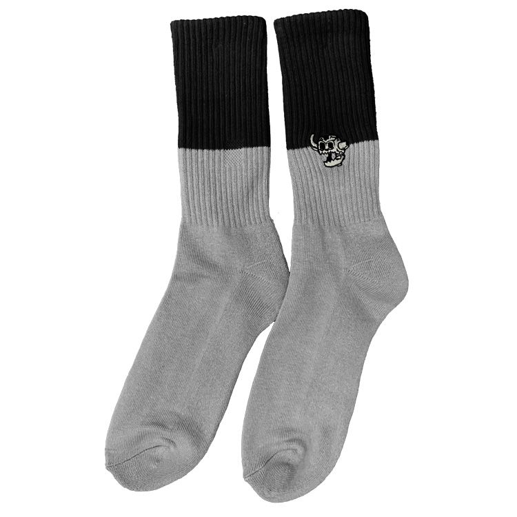 TOY MACHINE DEAD MONSTER SPLIT SOCKS GREY