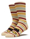 TOY MACHINE MONSTER FACE MINI STRIPES SOCKS MULTI COLOR