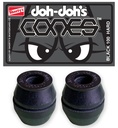 SHORTY'S BUSHINGS DOH DOH'S CONES BLACK 100A HARD