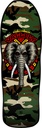 POWELL MIKE VALLELY ELEPHANT REISSUE SHAPED DECK CAMO 9.85 X 30