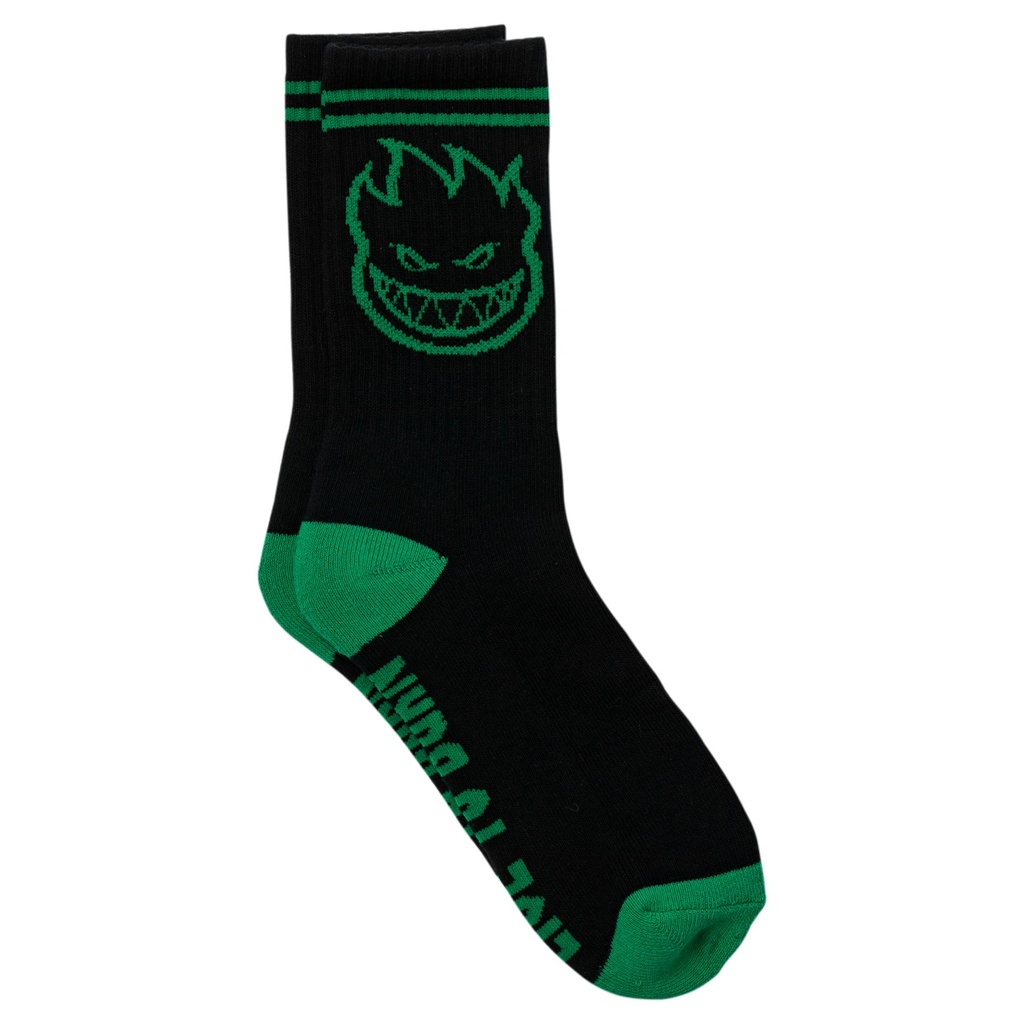 SPITFIRE BIGHEAD SOCKS BLACK/GREEN