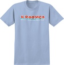 KROOKED SKATEBOARDING LIGHT BLUE SS M