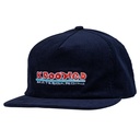 KROOKED SKATEBOARDING SNAPBACK HAT NAVY