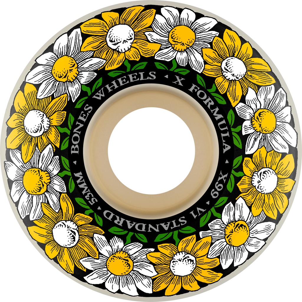 BONES X-FORMULA PUSHING UP DAISIES V1 STANDARD 53MM 99A (Set of 4)