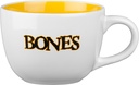 BONES PUSHING UP DAISIES WHITE/GOLD 22 OZ. MUG