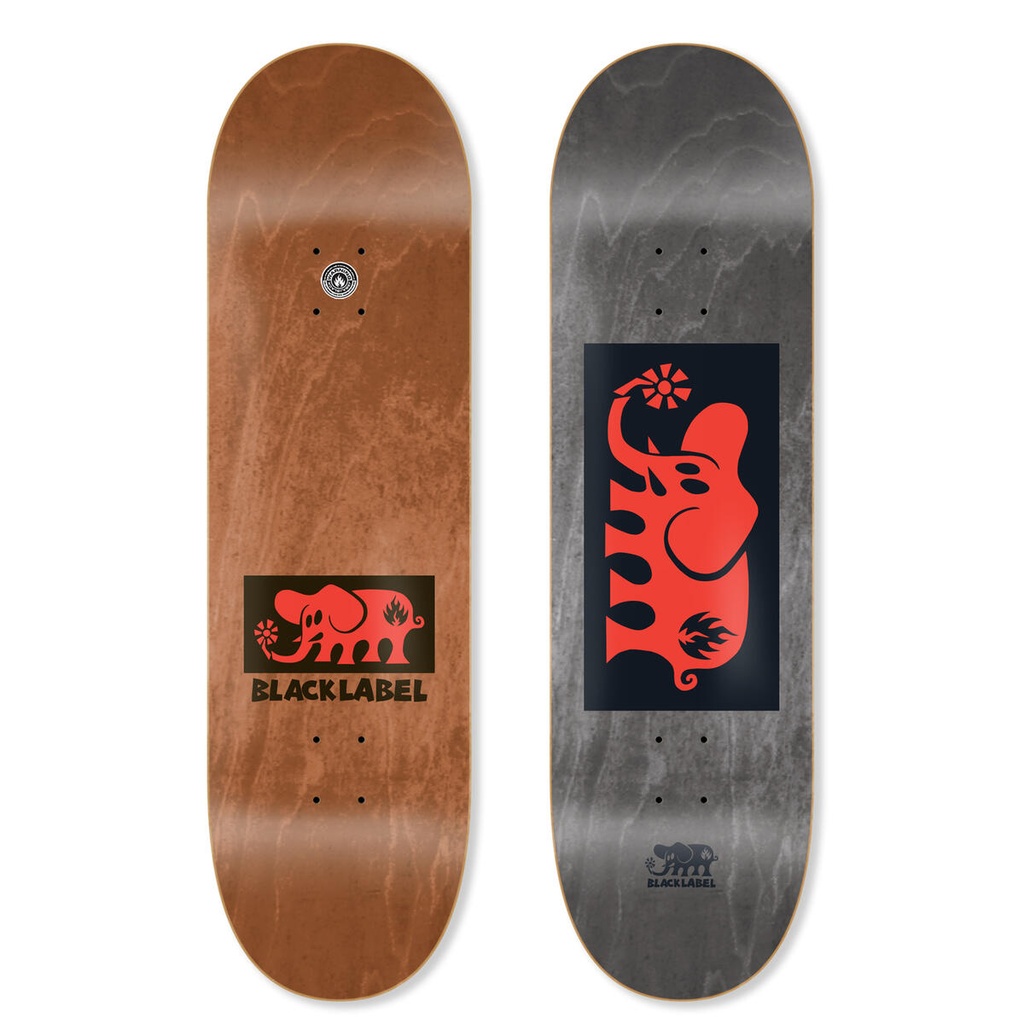 BLACK LABEL TEAM ELEPHANT BLOCK RED DECK 9.0