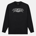 THRASHER X ANTI-HERO MAG BANNER BLACK LS M