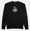 THRASHER X ANTI-HERO COVER THE EARTH BLACK CREW/SWT M