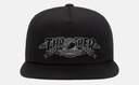 THRASHER X ANTI-HERO MAG BANNER SNAPBACK HAT BLACK