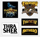 THRASHER X ANTI-HERO STICKER 5 PACK