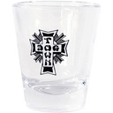 DOGTOWN CROSS LOGO SHOT GLASS 2OZ