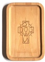 DOGTOWN TRAVEL WOOD ROLLING TRAY 7.00 X 3.75 ESE CROSS