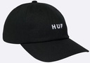 HUF SET OG CV 6 PANEL HAT BLACK