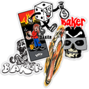 BAKER ALL MY HOMIES 10CT STICKER PACK