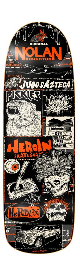 HEROIN NOLAN HOUGHTON NOLAN'S ORIGINAL SHAPED DECK 9.6