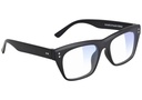 GLASSY SANTOS GAMER MATTE BLACKOUT/CLEAR GLASSES