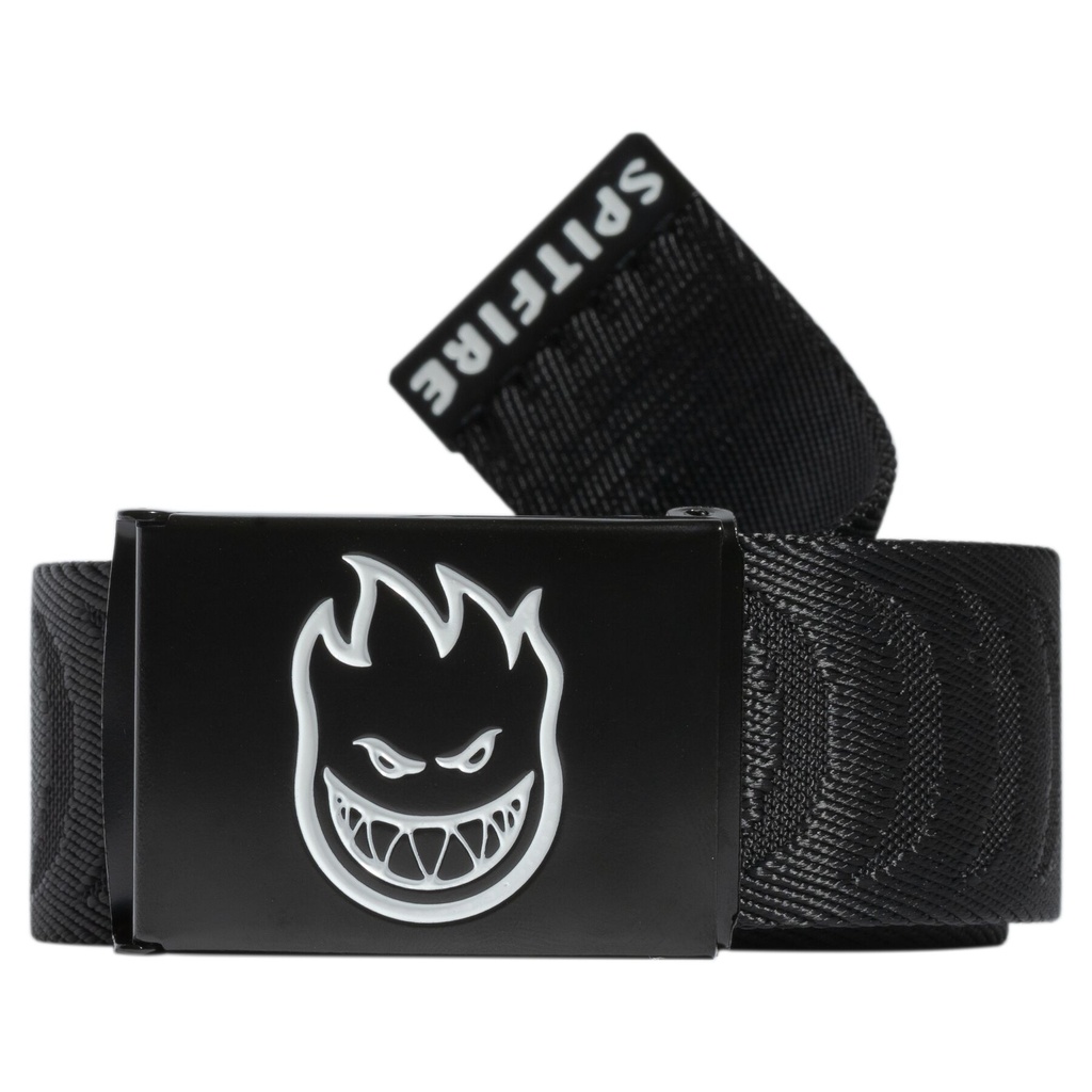 SPITFIRE BIGHEAD CRESCENT JACQUARD BELT BLACK/WHITE