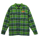 ANTI-HERO BASIC EAGLE GREEN/BLUE FLANNEL JACKET XL