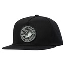 ANTI-HERO EAGLE ROUND SNAPBACK HAT BLACK/CHARCOAL