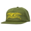 ANTI-HERO BASIC EAGLE SNAPBACK HAT OLIVE/YELLOW