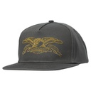 ANTI-HERO BASIC EAGLE SNAPBACK HAT DARK CHARCOAL