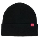 KROOKED EYES CLIP CUFF BEANIE BLACK/PINK