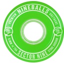 SECTOR 9 NINEBALLS GREEN 61MM 78A WHEELS