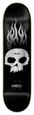 ZERO FORREST EDWARDS FLAMING SKULL DECK 8.37