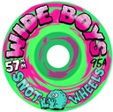 SNOT WIDE BOYS GREEN/PINK SWIRL 57MM 95A (Set of 4)