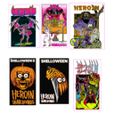 HEROIN SHELLOWEEN 12CT STICKER PACK