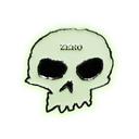 ZERO SKULL ENAMEL PIN